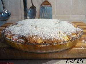 Torta alle pesche