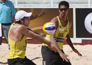 La coppia Emanuel-Alison ai Mondiali di Beach Volley di Roma (2011)