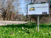 Smart: Small beautiful, mini billboard