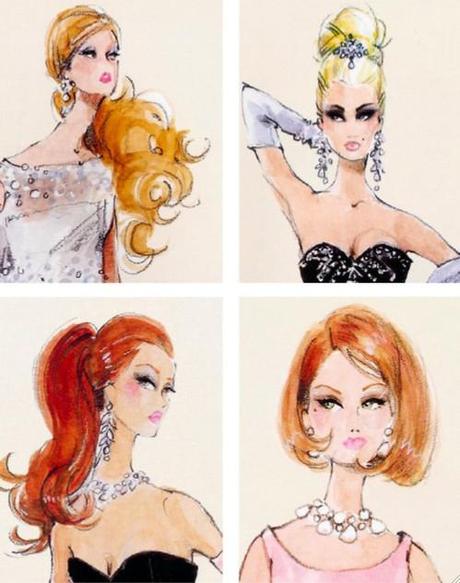 Vintage fashion illustrations