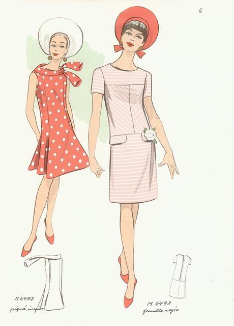 Vintage fashion illustrations