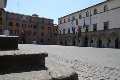 piazza del Plebiscito a Viterbo