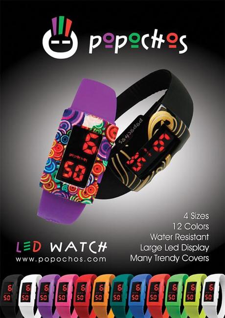 Il nuovo orologio per l'estate: Popochos LED watch