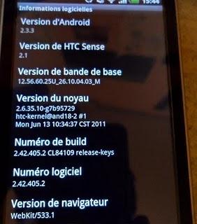 Rilasciato Android 2.3.3 Gingerbread per HTC Desire Z