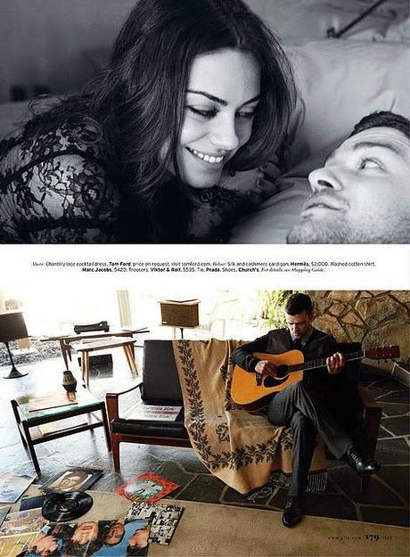 MAGAZINE | Mila Kunis & Justin Timberlake per Elle Magazine