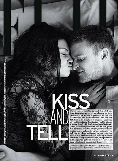 MAGAZINE | Mila Kunis & Justin Timberlake per Elle Magazine