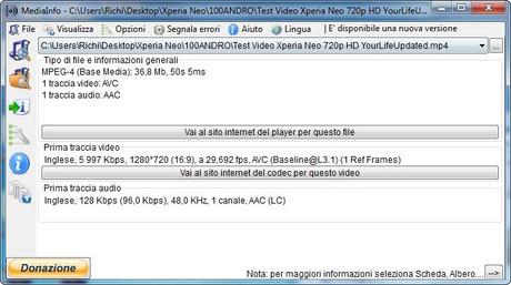 2011 07 15 164812 Come gira i video Sony Ericsson Xperia Neo a 720p in HD