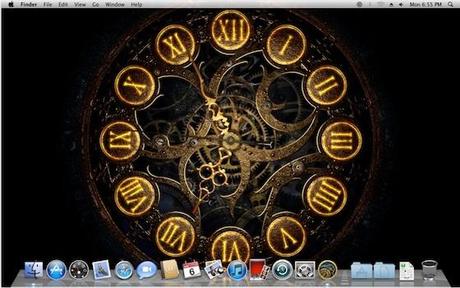 Mechanical Clock 3D: per animare lo sfondo della scrivania del Mac