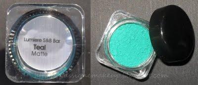 Lumiere Cosmetics: Special Dark e Teal Eye Pigment