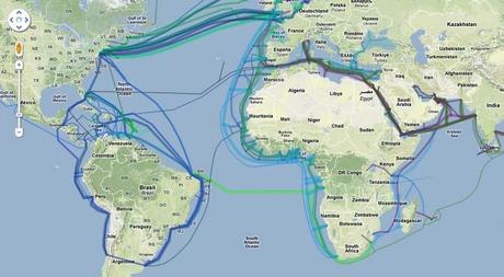 Cable Map: Mappa Interattiva per controllare lo Stato del Cablaggio Sottomarino