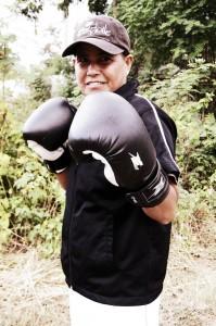 Guantoni rosa per Timor Est