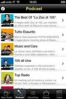 Radio 105 per iPhone e iPad