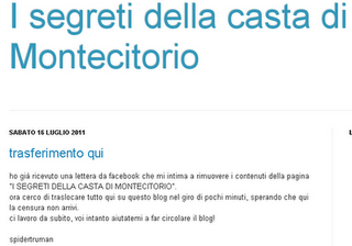 Il blog del precario arrabbiato e licenziato dalla casta: i segreti della casta di Montecitorio Il blog del precario arrabbiato e licenziato dalla casta: i segreti della casta di Montecitorio