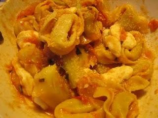 Tortelloni radicchio e speek