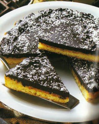 Crostata al cioccolato e cocco.