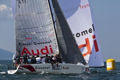 AUDI FRATELLI GIACOMEL SECONDO OVERALL ALLE AUDI SAILING SERIES MELGES 32