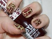 Catrice Ultimate Nail Lacquer Easy Peasy Lemon Squeezy Layla Coat Graffiti Effect Bordeaux Scuro