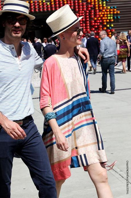 In the Street...Summer Straw Hats