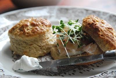 Lapsong souchong scones