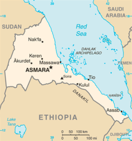 Africa (Coronavirus):prima vittima in Etiopia e 43 contagiati - blocco attività in Eritrea per 21 giorni Eritrea - Wikipedia