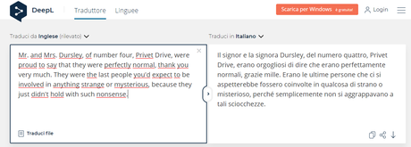 Traduttori online sempre più “intelligenti”? Abbiamo messo DeepL sotto la lente Traduttori online sempre più “intelligenti”? Abbiamo messo DeepL sotto la lente
