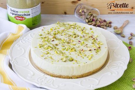 Cheesecake alla crema di pistacchio Ricetta cheesecake alla crema dolce di Pistacchio D'Amico