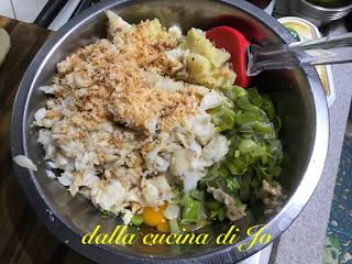 Gallette di merluzzo, patate e sedano rapa Gallette di merluzzo, patate e sedano rapa
