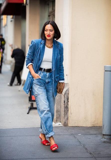 idee outfit jeans e blazer outfit blazer e jeans come abbinare blazer e jeans how to wear blazer and denim tendenza jeans e blazer idee outfit jeans blazer mariafelicia magno fashion blogger colorblock by felym