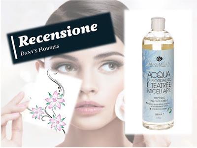RECENSIONE ACQUA MICELLARE DI FIORDALISO E TEATREE DI ALKEMILLA RECENSIONE ACQUA MICELLARE DI FIORDALISO E TEATREE DI ALKEMILLA