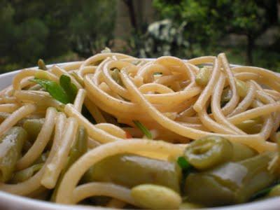 Spaghetti Integrali con Fagiolini e Limone