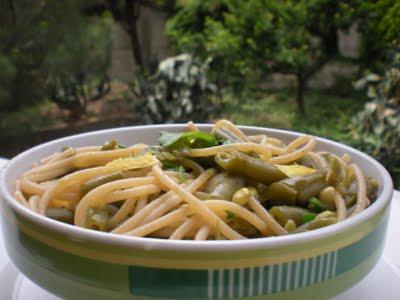 Spaghetti Integrali con Fagiolini e Limone