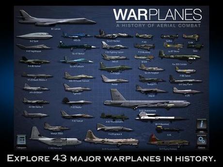 War Planes: Un intero catalogo di aerei da guerra [iPad]