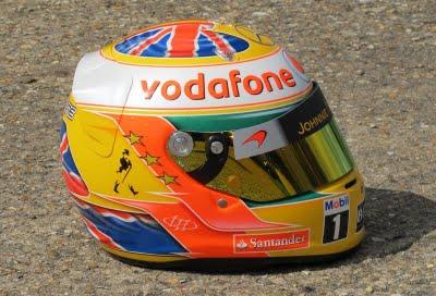 Arai GP-6 L.Hamilton Silverstone 2011 by JLF Designs