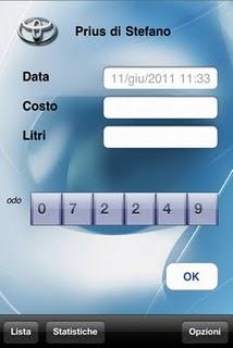 Tieni traccia dei tuoi rifornimenti con l'app iPieno vers 1.6.