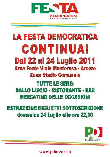 Continua la Festa a grande richiesta!