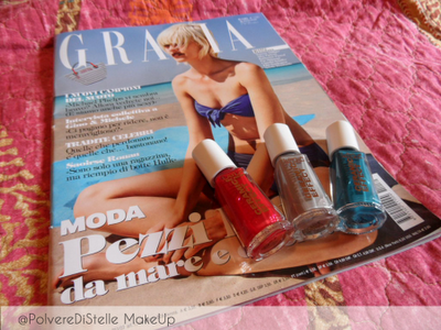 Da oggi in edicola con GRAZIA,smalti Layla Ceramic Effect