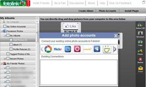 Fotolink, applicazione Facebook per importare immagini da altri servizi di photo sharing
