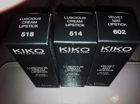 Kiko Make Up : New Lipstick