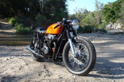 Honda  CB 750 Orange Cafe Racer by Kott Motorcycles