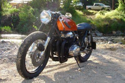 Honda  CB 750 Orange Cafe Racer by Kott Motorcycles