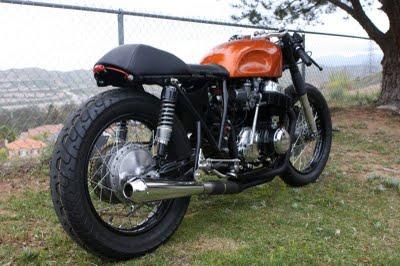 Honda  CB 750 Orange Cafe Racer by Kott Motorcycles