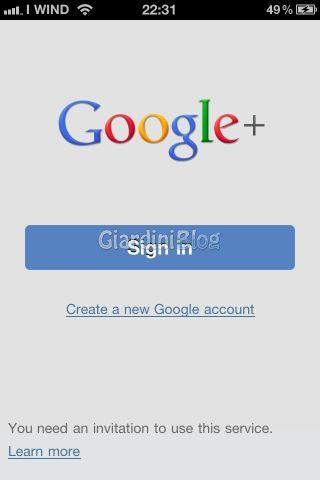 Google plus login