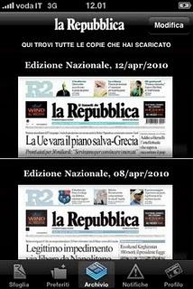 Scarica la Repubblica nel nuovo formato elettronico!