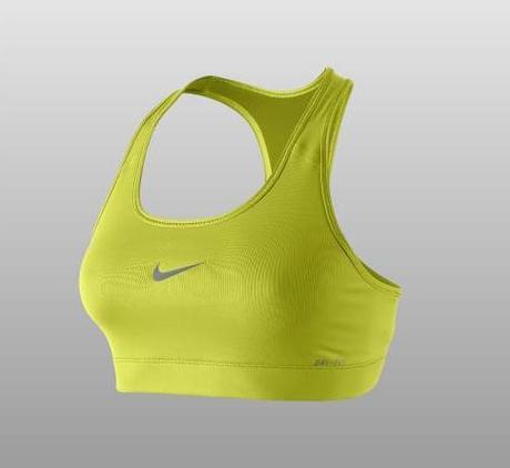 reggiseno sportivo nike pro victory compression giallo