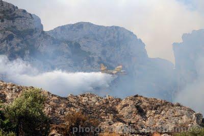 INCENDIO IN COSTA DI AMALFI