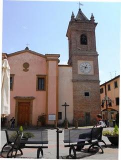 Cena in piazza a Montaione con 