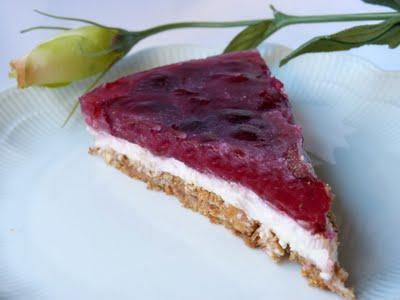 Torta fredda alle ciliege