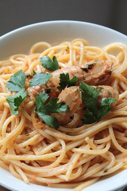 Spaghetti alla chitarra con le cicale