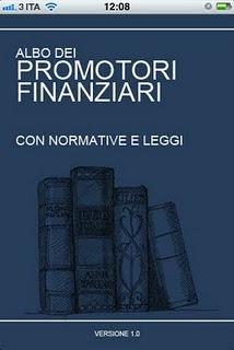 Consulta l'albo dei Promotori finanziari con l'app per iPhone e iPad vers 1.1