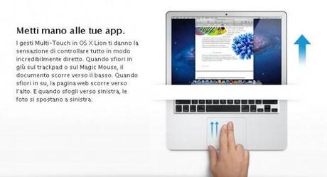 Lion Mac Osx, nuovo modo di integrare con il tuo Mac